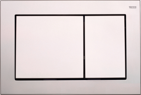 TECEbase przycisk spłukujący do WC z tworzywa chrom matowy 9240702