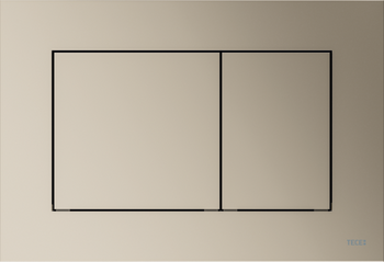 TECEnow przycisk spłukujący do WC z tworzywa nikiel metaliczny 9240418