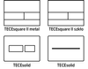 TECE płytka maskująca z koszem na kostkę czyszczącą II (TECEsquare II metal, TECEsquare II szkło i TECEsolid)