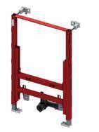 TECEprofil stelaż do bidetu podwieszanego, wysokość montażowa 820 mm