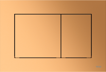 TECEnow przycisk spłukujący do WC z tworzywa mosiądz metaliczny 9240419