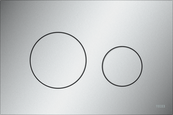 TECEloop przycisk spłukujący do WC z tworzywa chrom matowy 9240922