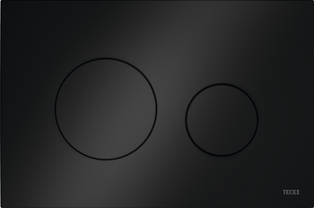 TECEloop przycisk spłukujący do WC z tworzywa czarny połysk 9240924