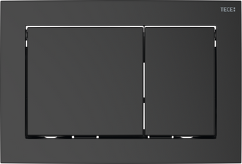 TECEbase przycisk spłukujący do WC z tworzywa czarny matowy 9240723