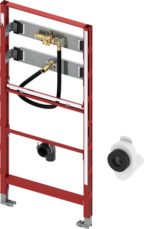 TECEprofil stelaż podtynkowy do pisuaru z obudową zaworu U 1, wysokość montażowa 1120 mm