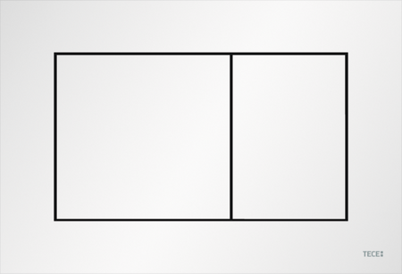 TECEnow przycisk spłukujący do WC z tworzywa biały matowy 9240417