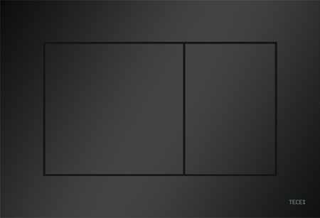 TECEnow przycisk spłukujący do WC z tworzywa czarny matowy 9240407