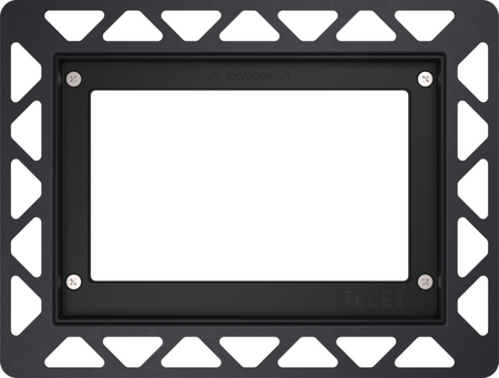 TECE ramka montażowa do montażu zlicowanego czarna 9240647