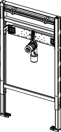 TECEprofil stelaż pod umywalkę, wysokość montażowa 1120 mm