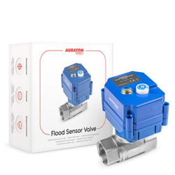 Auraton Flood Sensor Valve 1/2" elektroniczny zawór