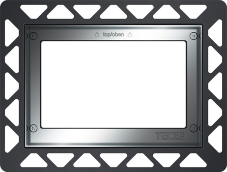 TECE ramka montażowa do montażu zlicowanego chrom 9240649