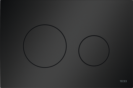 TECEloop przycisk spłukujący do WC z tworzywa czarny matowy 9240925