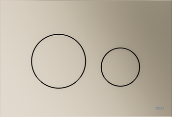 TECEloop przycisk spłukujący do WC z tworzywa nikiel metaliczny 9240935