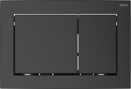 TECEbase przycisk spłukujący do WC z tworzywa czarny matowy 9240723