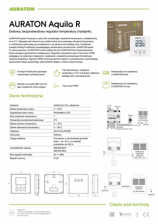 Auraton Aquila R (200R ) regulator bezprzewodowy CARBON EDITION