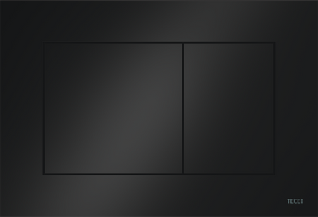 TECEnow przycisk spłukujący do WC z tworzywa czarny połysk 9240403