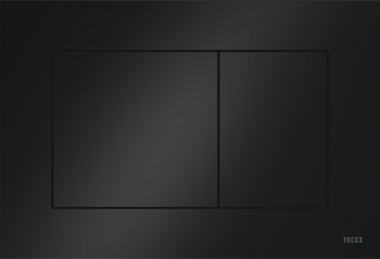 TECEnow przycisk spłukujący do WC z tworzywa czarny połysk 9240403