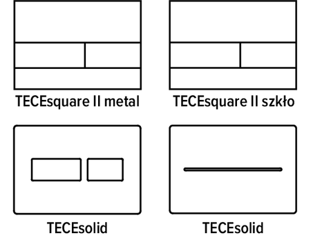 TECE płytka maskująca z koszem na kostkę czyszczącą II (TECEsquare II metal, TECEsquare II szkło i TECEsolid)