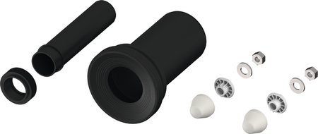 TECE zestaw przyłączeniowy do WC DN 90, PP, 200 mm