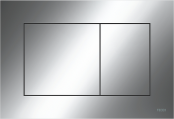 TECEnow przycisk spłukujący do WC z tworzywa chrom  9240401