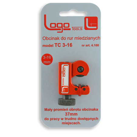 Logo TC 3-16 Obcinak do rur miedzianych