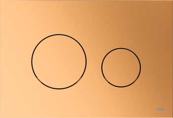 TECEloop przycisk spłukujący do WC z tworzywa mosiądz metaliczny 9240936