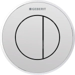 Przycisk Geberit Sigma 10 chrom błysk/mat pneumatyczny 116.055.KH.1