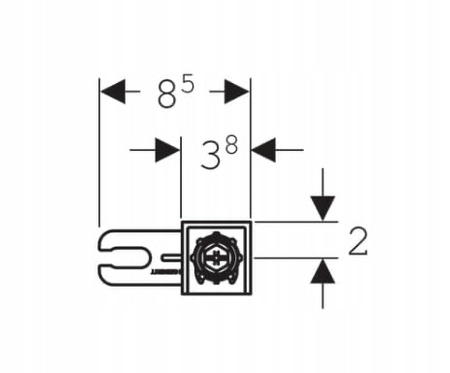 Wsporniki do stelaża Geberit Duofix 111.815.00.1