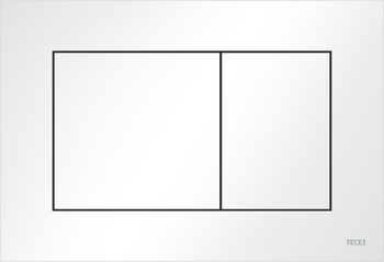 TECEnow przycisk spłukujący do WC z tworzywa biały 9240400