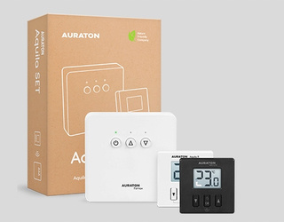 Auraton Aquila Set regulator temperatury bezprzewodowy CARBON EDITION