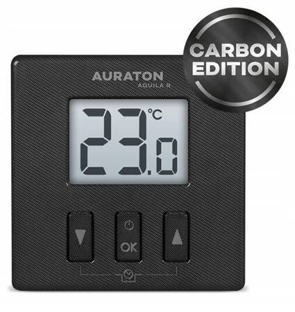 Auraton Aquila Set regulator temperatury bezprzewodowy CARBON EDITION